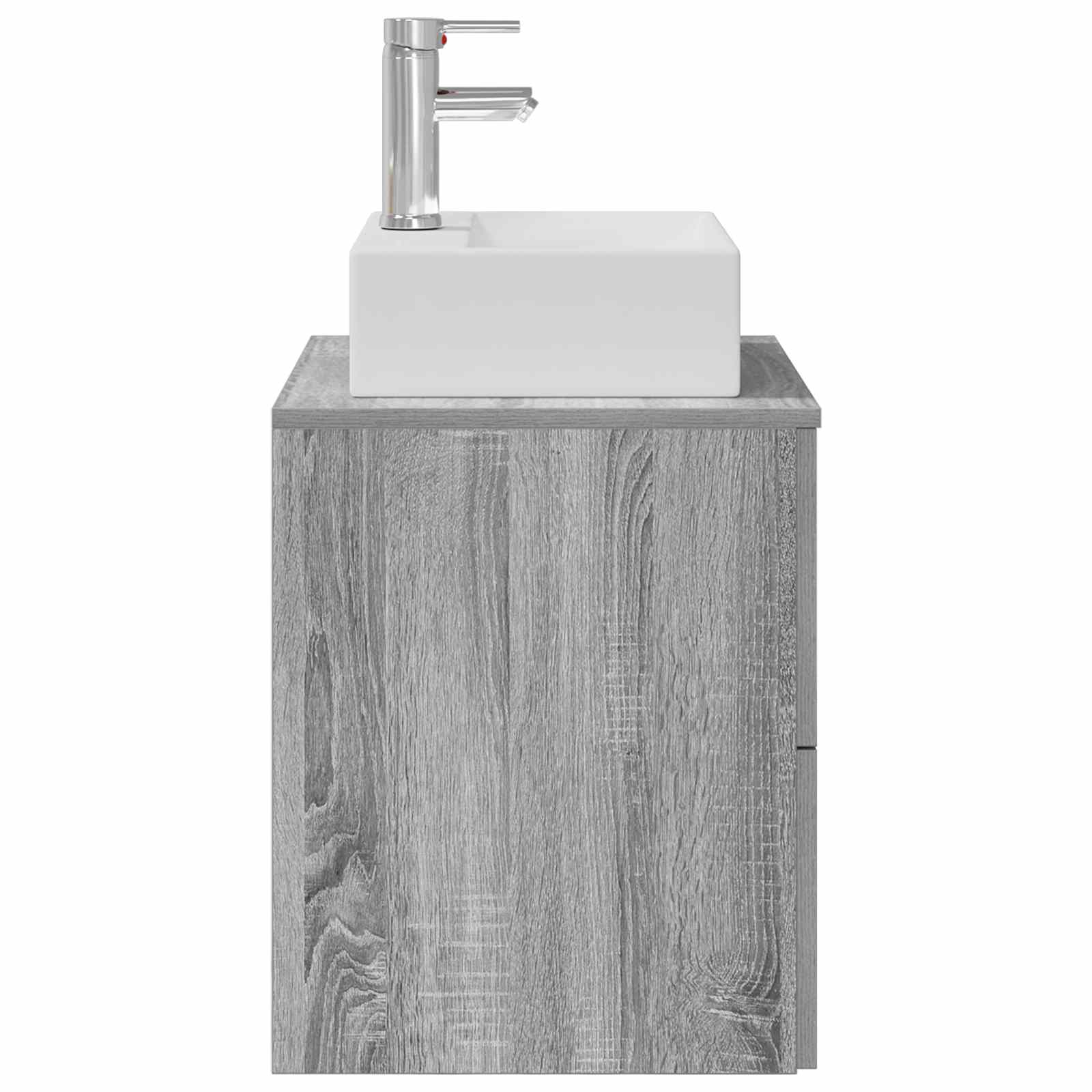 Wandmontierte Waschtisch Grau Sonoma 49,5 x 41 x 62,5 cm