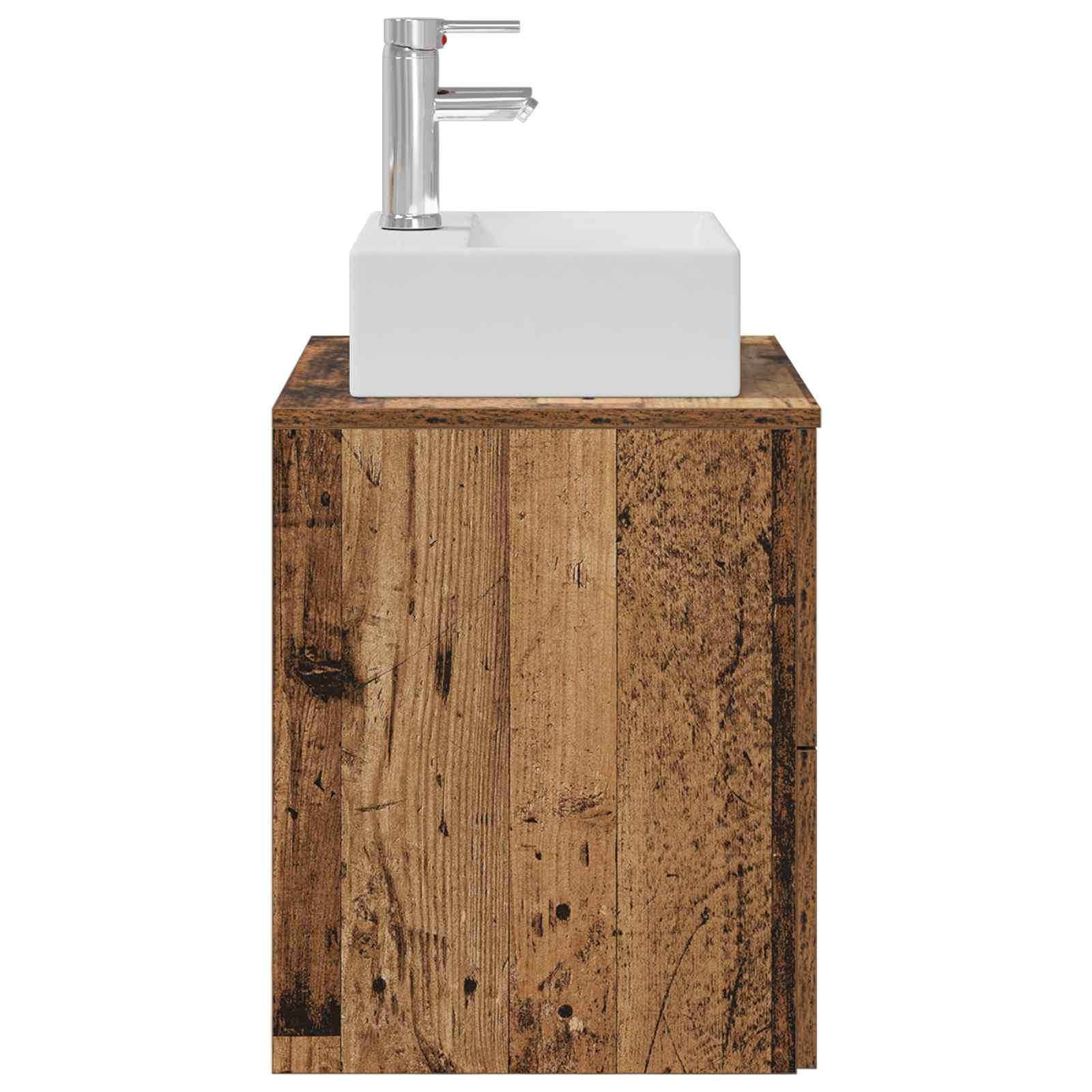 Wandmontierte Waschtisch Altholz 49,5 x 41 x 62,5 cm