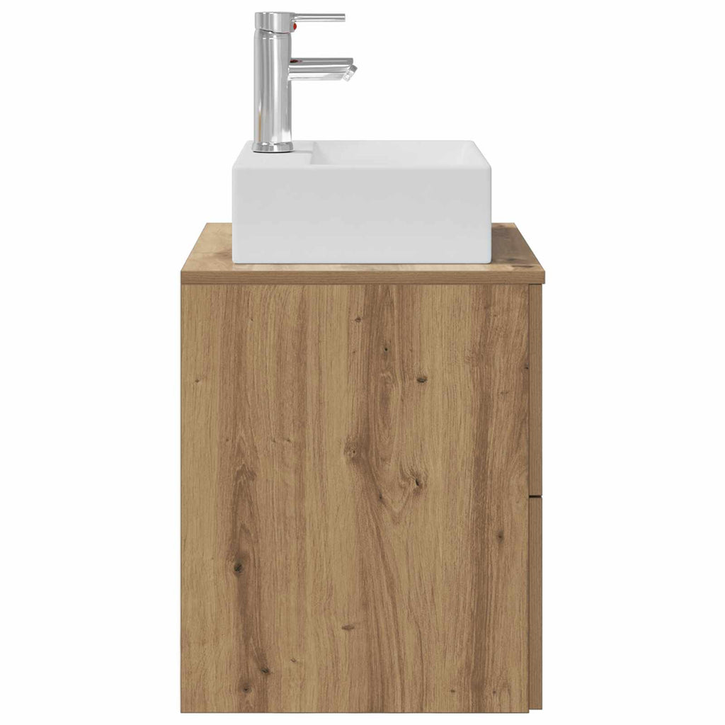 Wandmontierte Waschtisch Artisan-Eiche 49,5 x 41 x 62,5 cm