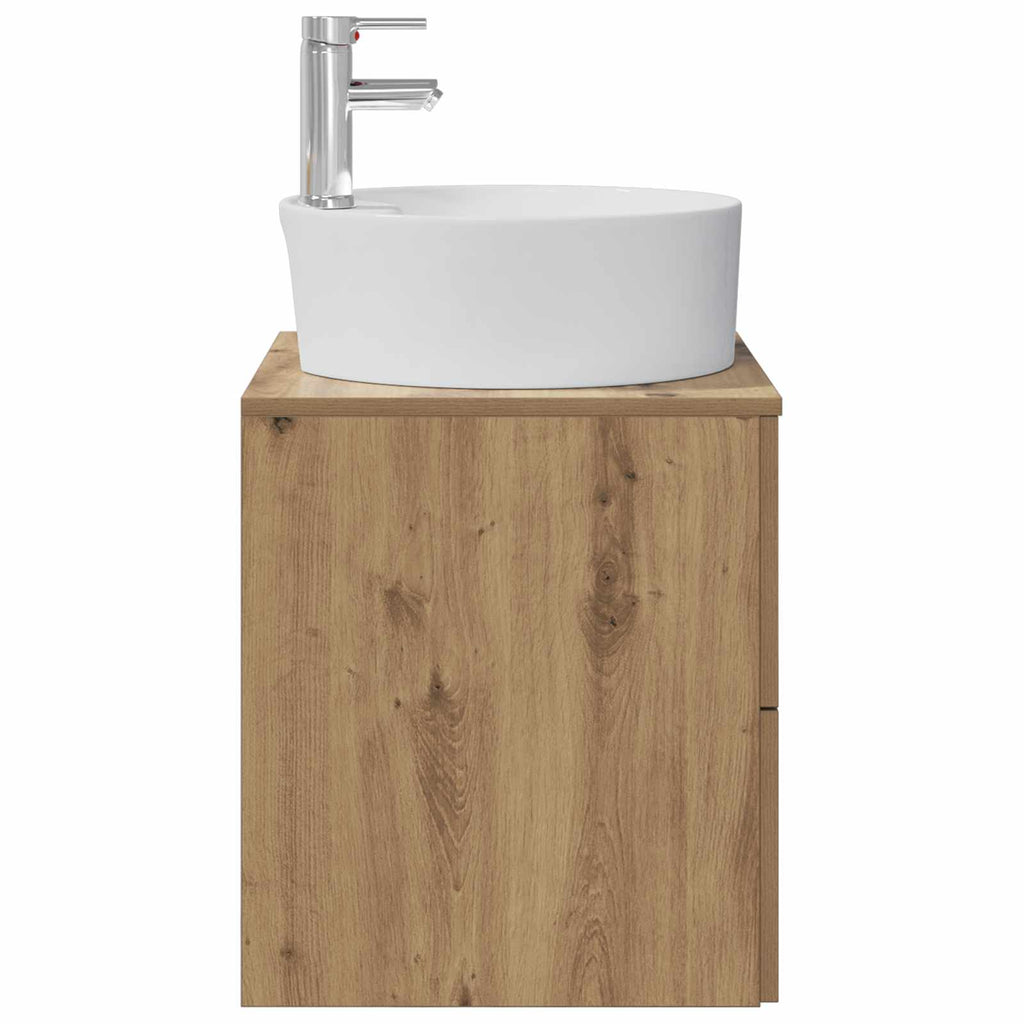 Wandmontierte Waschtisch Artisan-Eiche 49,5 x 44,5 x 65 cm