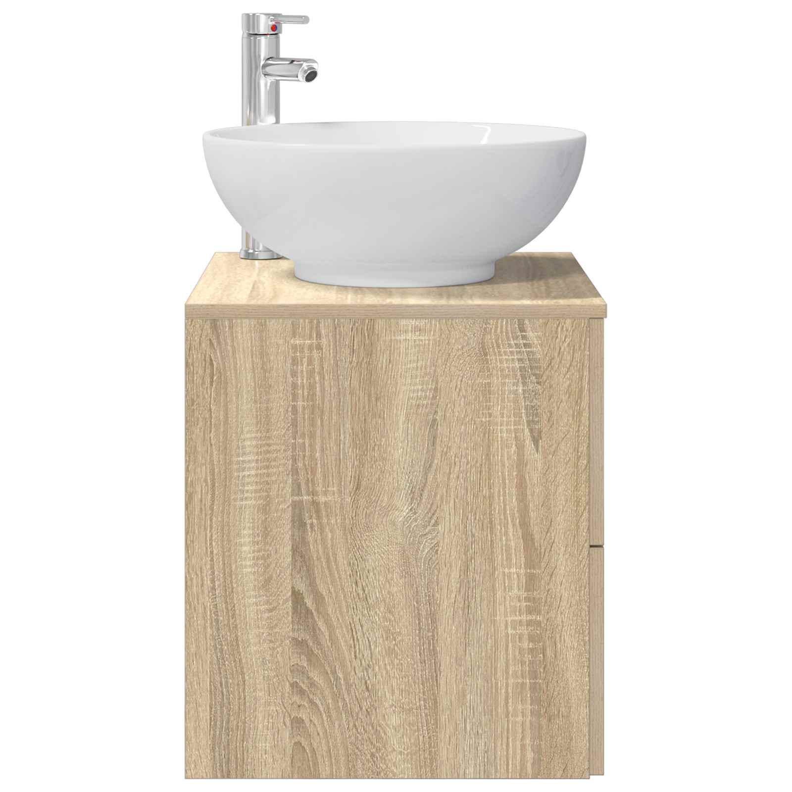 Wandmontierte Waschtisch Sonoma-Eiche 49,5 x 44,5 x 66,5 cm