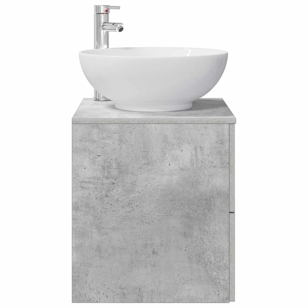 Wandmontierte Waschtisch Betongrau 49,5 x 44,5 x 66,5 cm