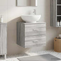 Wandmontierte Waschtisch Grau Sonoma 49,5 x 44,5 x 66,5 cm