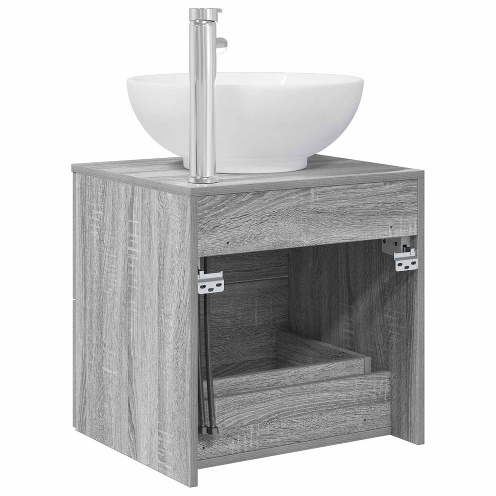 Wandmontierte Waschtisch Grau Sonoma 49,5 x 44,5 x 66,5 cm