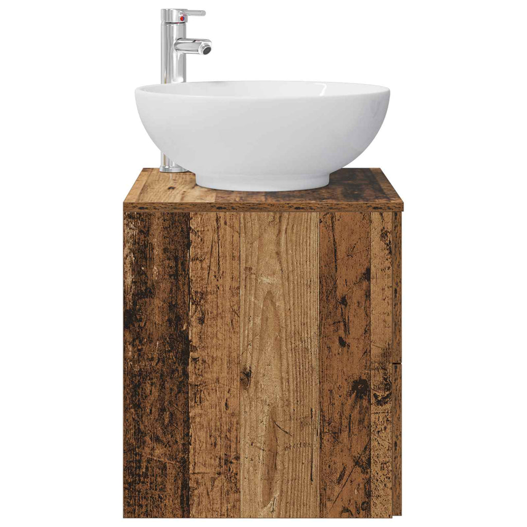 Wandmontierte Waschtisch Altholz 49,5 x 44,5 x 66,5 cm