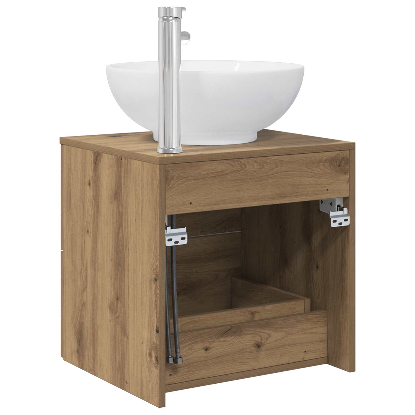 Wandmontierte Waschtisch Artisan-Eiche 49,5 x 44,5 x 66,5 cm