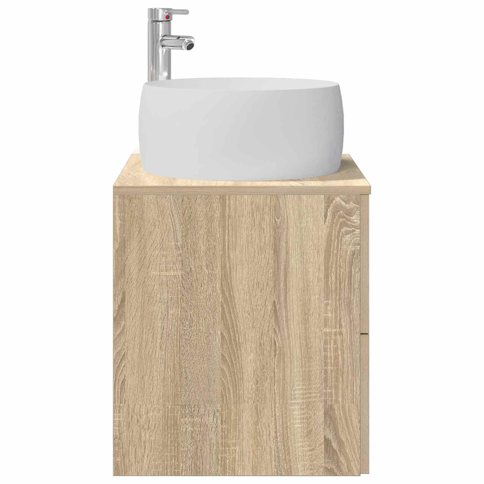 Wandmontierte Waschtisch Sonoma-Eiche 49,5 x 44,5 x 66 cm