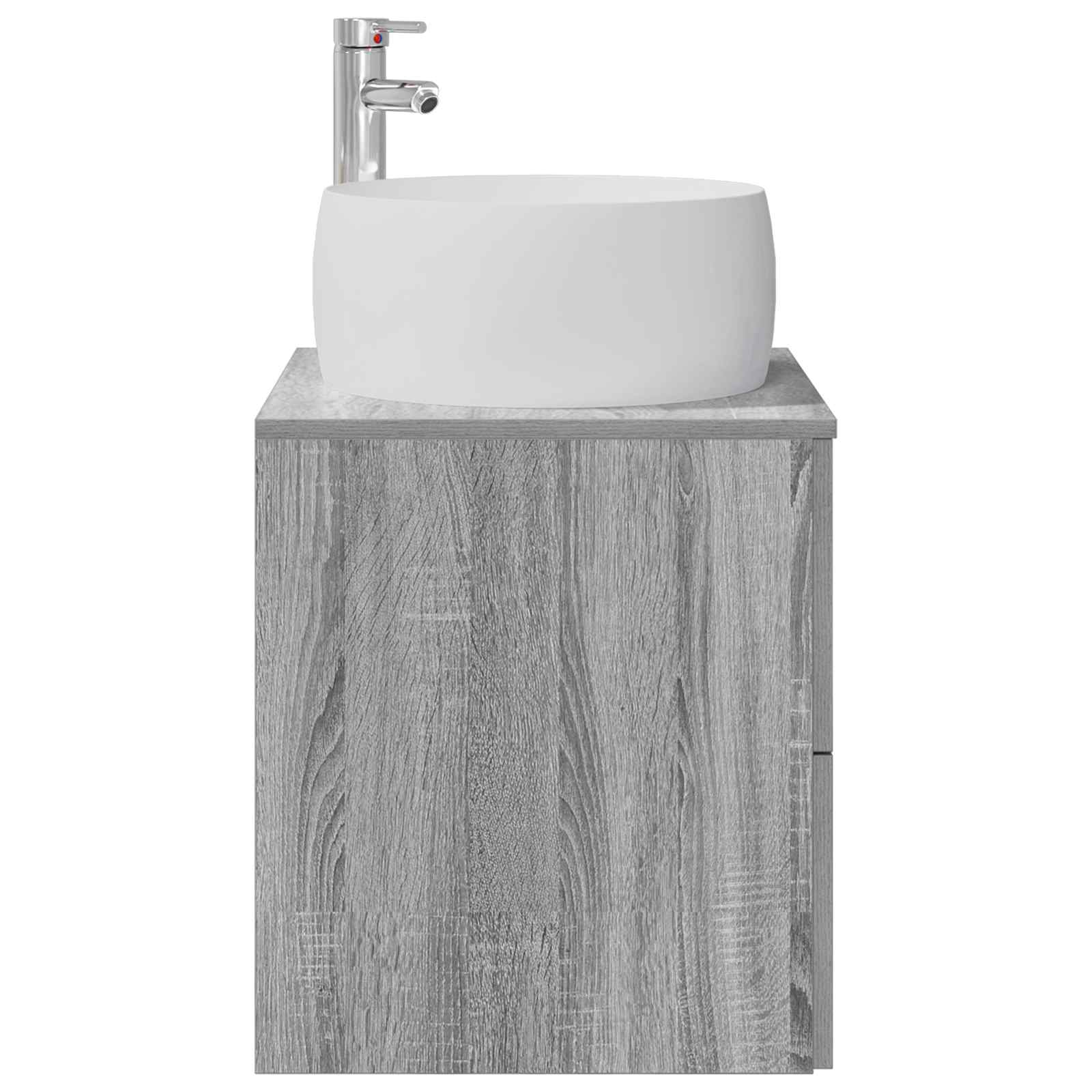 Wandmontierte Waschtisch Grau Sonoma 49,5 x 44,5 x 66 cm