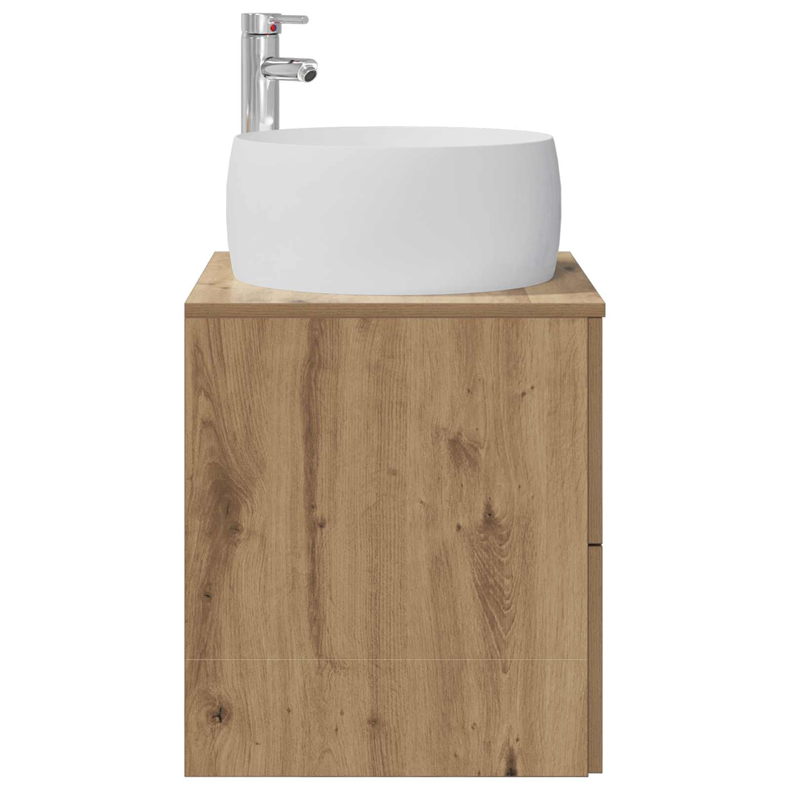 Wandmontierte Waschtisch Artisan-Eiche 49,5 x 44,5 x 66 cm