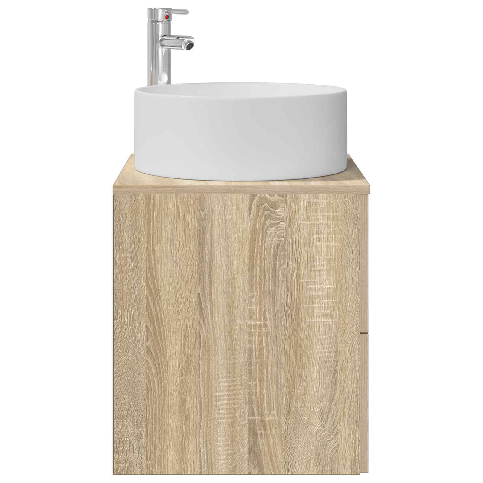 Wandmontierte Waschtisch Sonoma-Eiche 49,5 x 44,5 x 65,5 cm