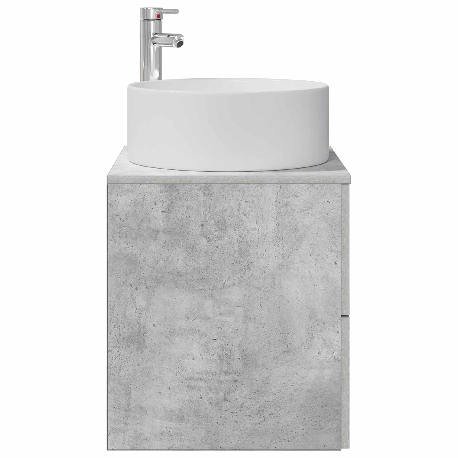 Wandmontierte Waschtisch Betongrau 49,5 x 44,5 x 65,5 cm