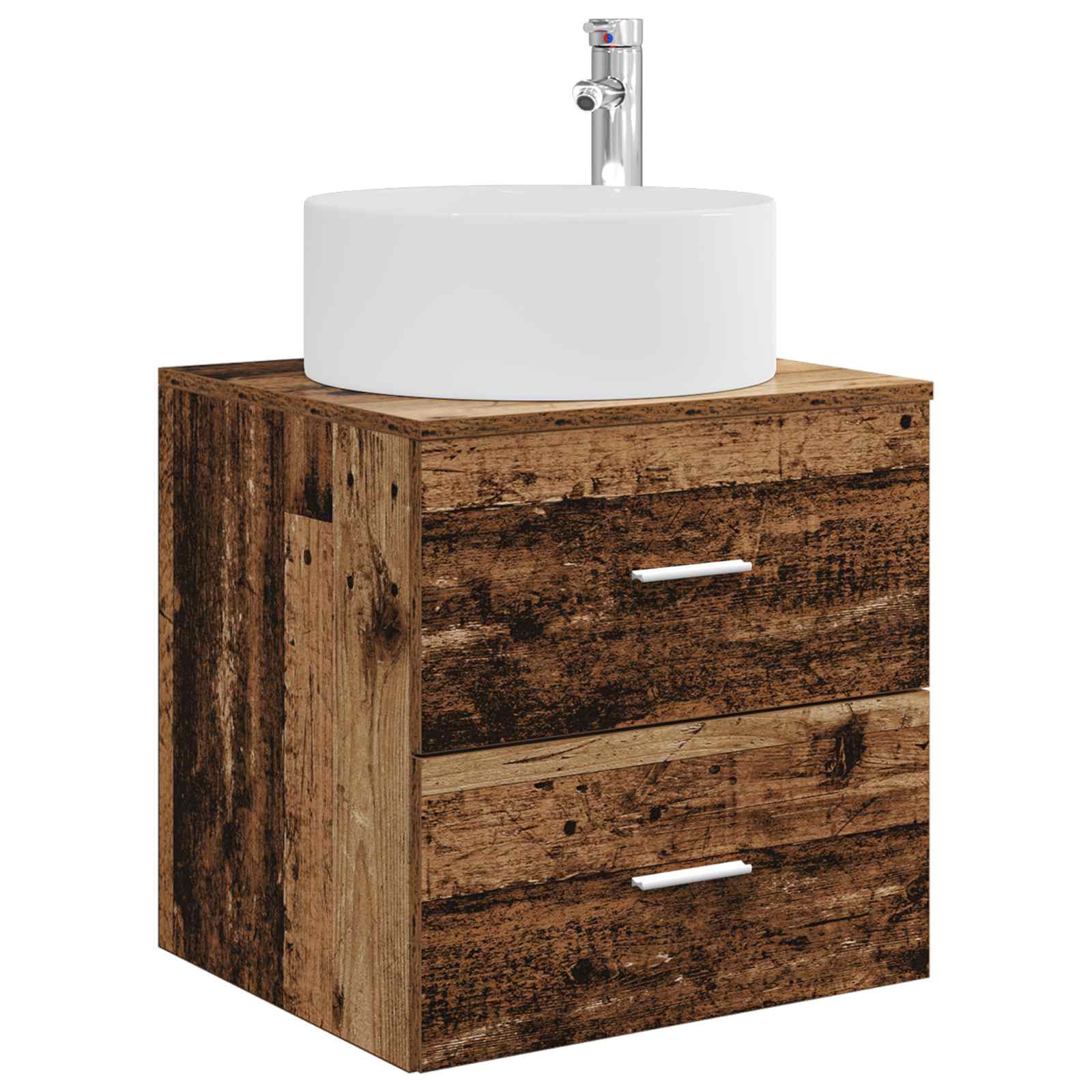 Wandmontierte Waschtisch Altholz 49,5 x 44,5 x 65,5 cm