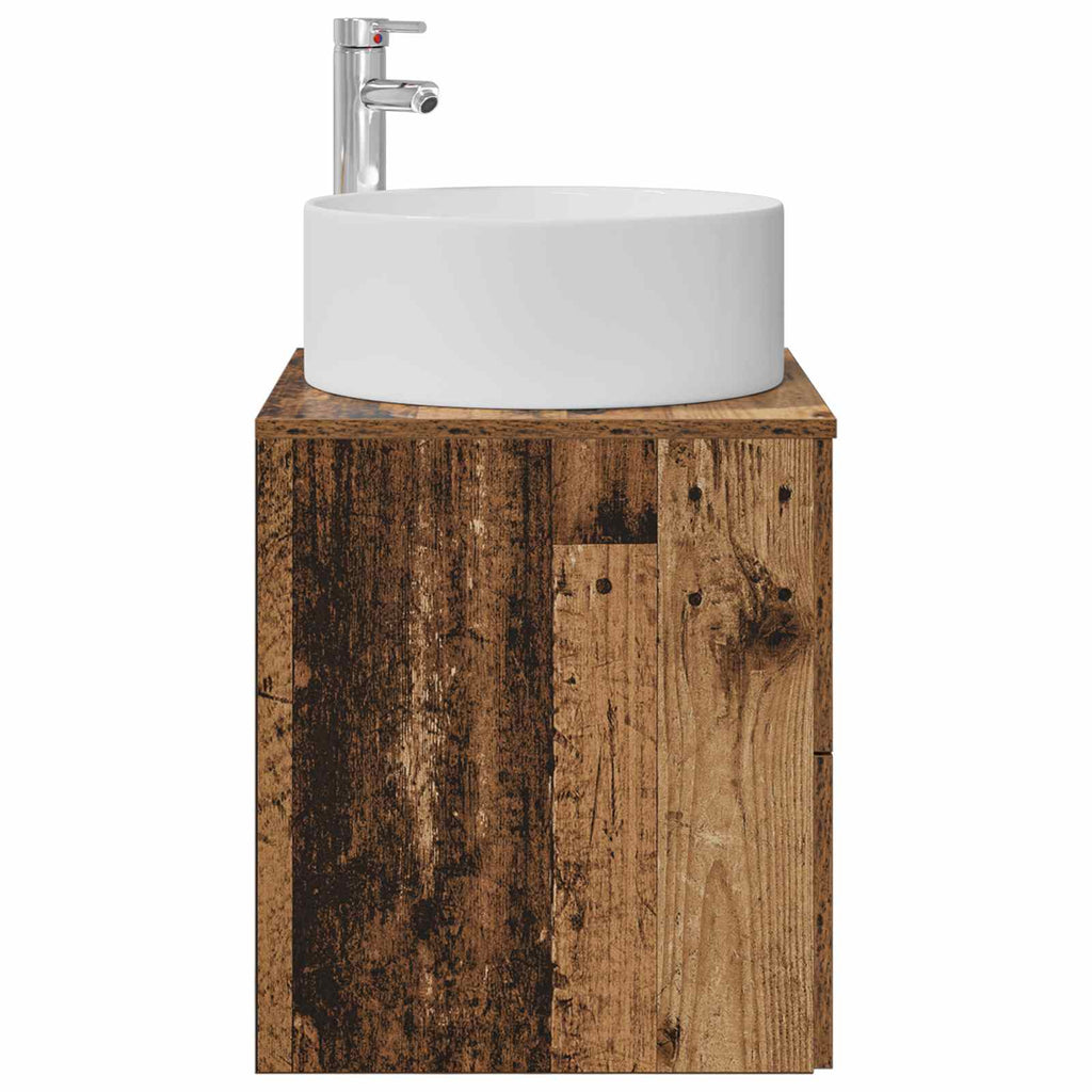 Wandmontierte Waschtisch Altholz 49,5 x 44,5 x 65,5 cm