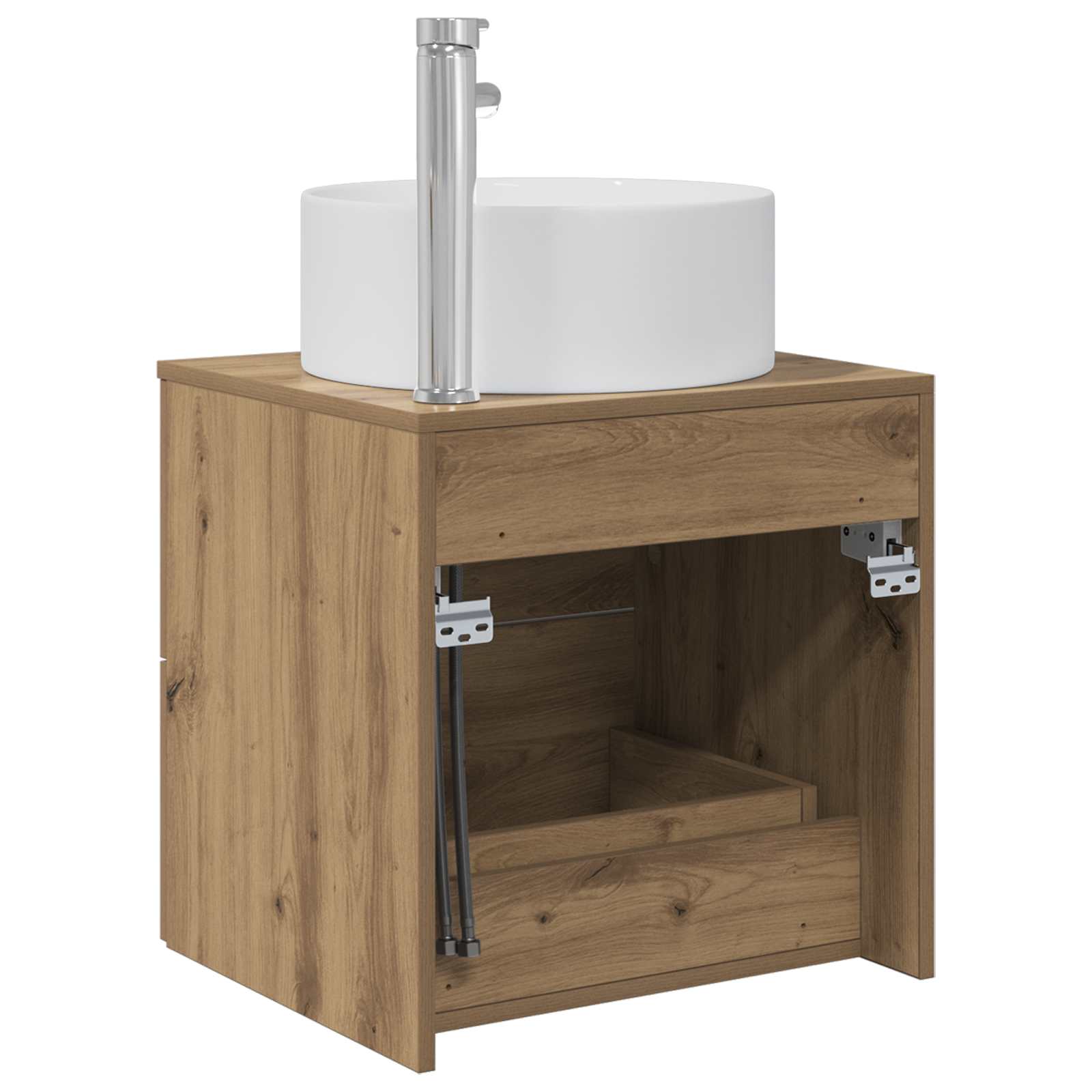 Wandmontierte Waschtisch Artisan-Eiche 49,5 x 44,5 x 65,5 cm