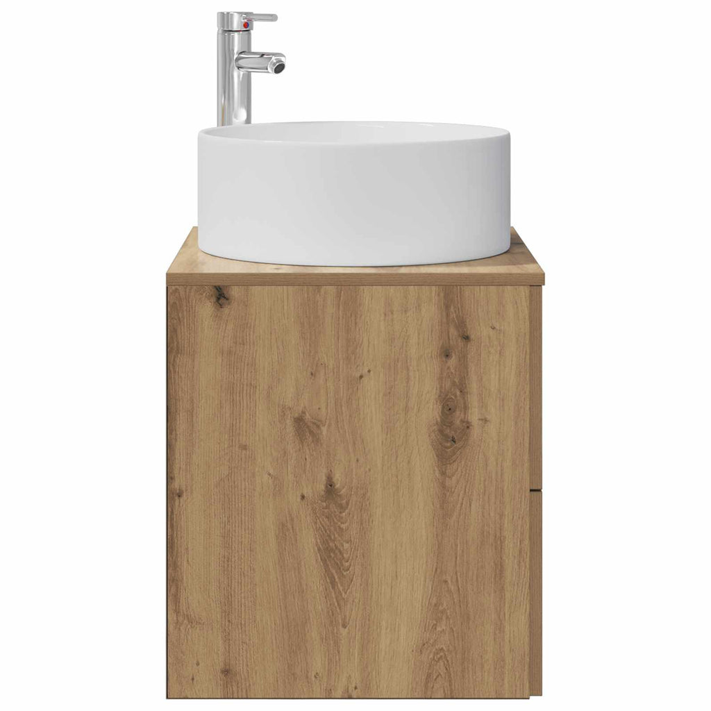 Wandmontierte Waschtisch Artisan-Eiche 49,5 x 44,5 x 65,5 cm