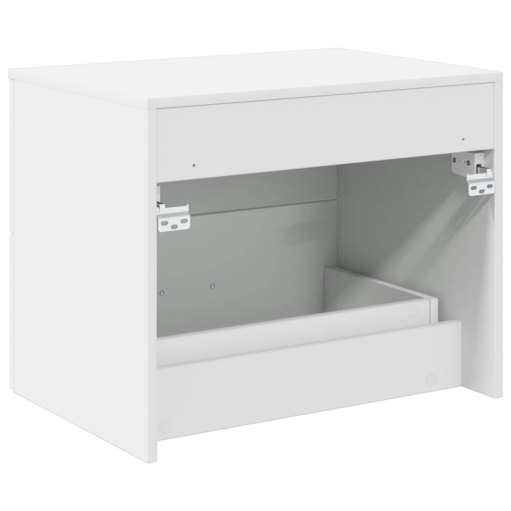 Wandaufbewahrung Badezimmer Weiß 62,5 x 44,5 x 50 cm