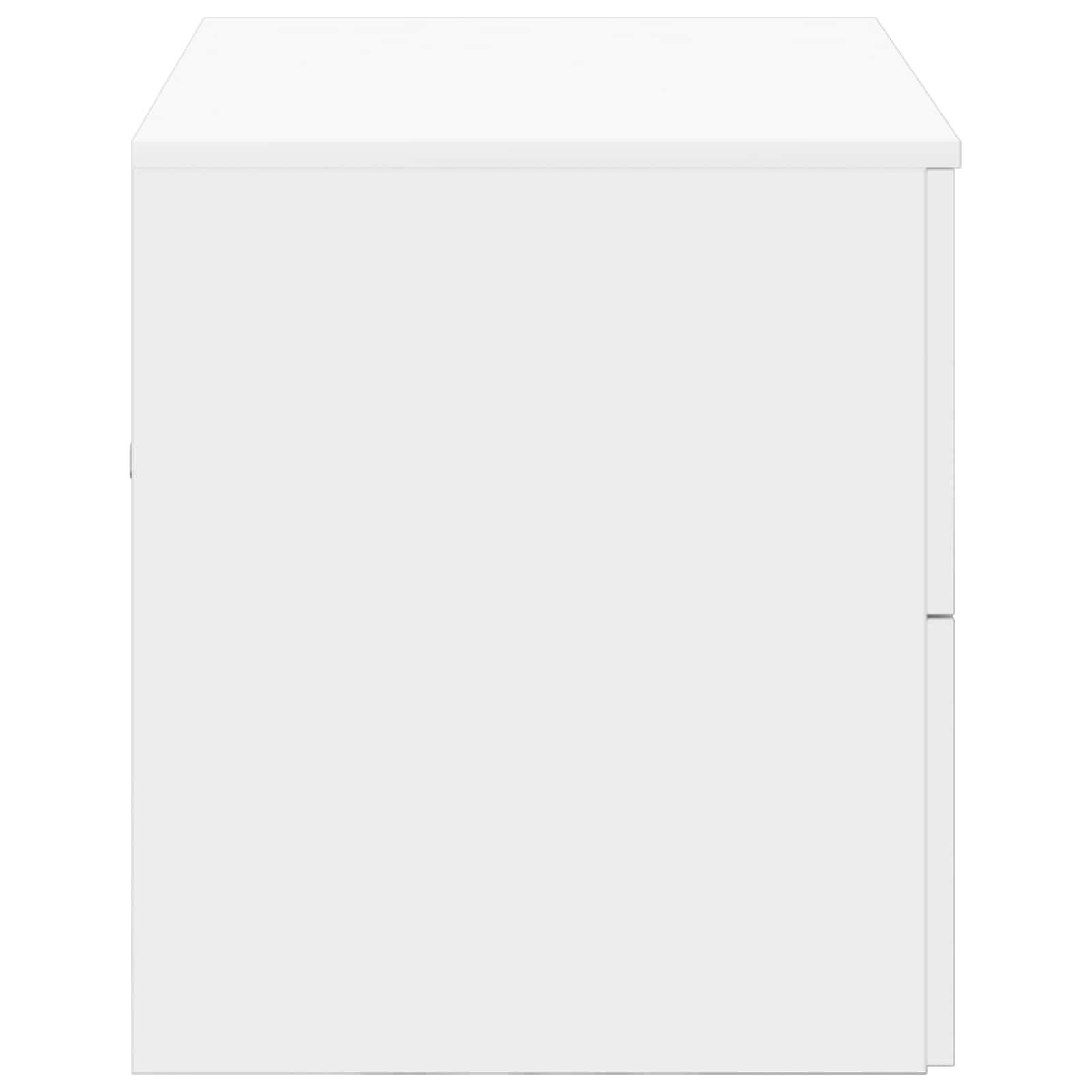 Wandaufbewahrung Badezimmer Weiß 62,5 x 44,5 x 50 cm