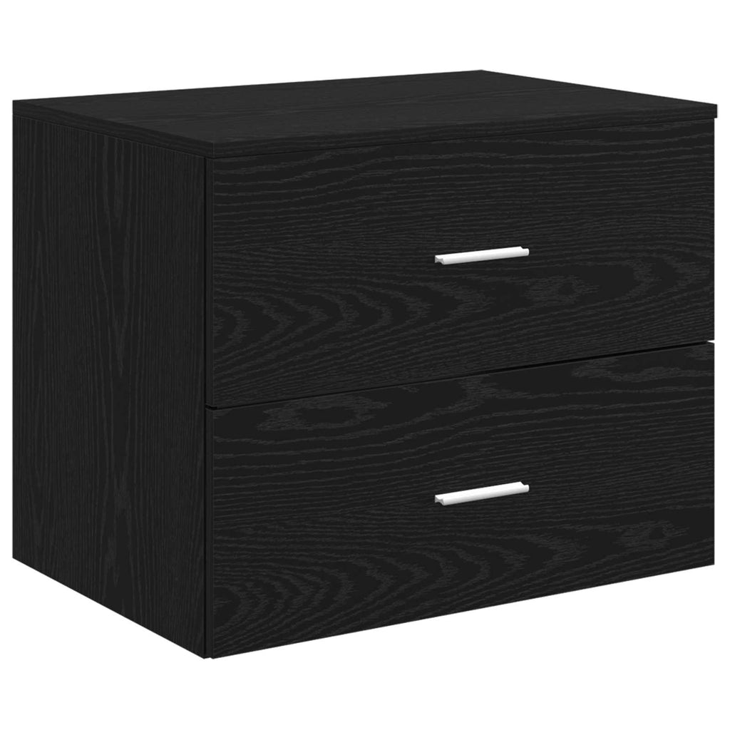 Wandaufbewahrung Badezimmer Schwarze Eiche 62,5 x 44,5 x 50 cm