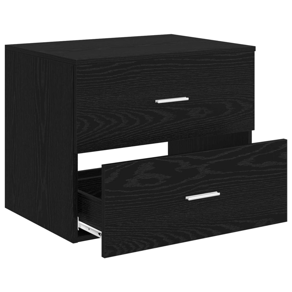 Wandaufbewahrung Badezimmer Schwarze Eiche 62,5 x 44,5 x 50 cm