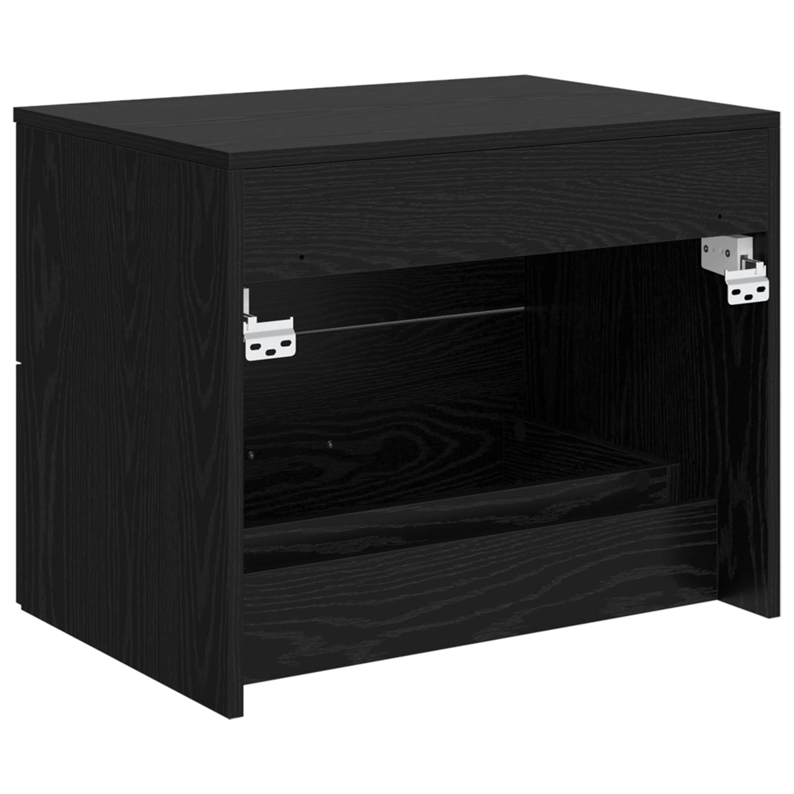 Wandaufbewahrung Badezimmer Schwarze Eiche 62,5 x 44,5 x 50 cm