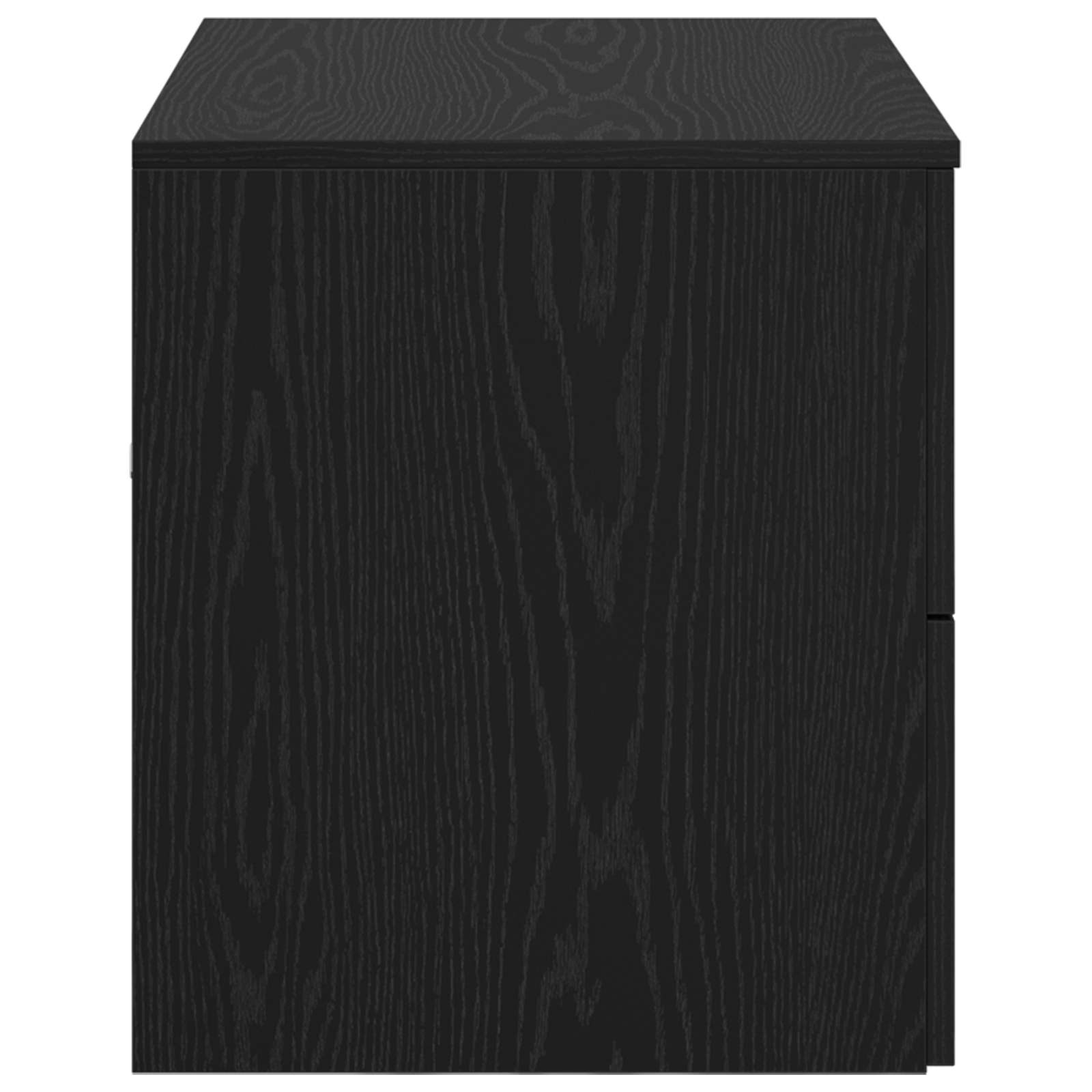 Wandaufbewahrung Badezimmer Schwarze Eiche 62,5 x 44,5 x 50 cm