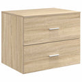 Wandaufbewahrung Badezimmer Sonoma-Eiche 62,5 x 44,5 x 50 cm