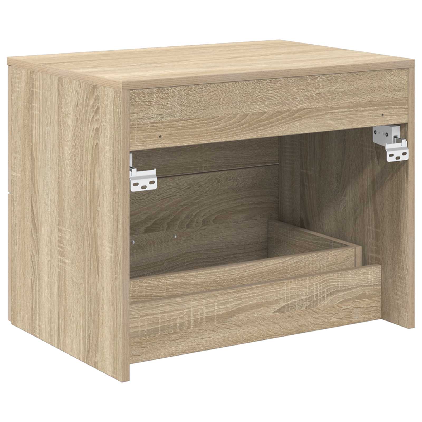 Wandaufbewahrung Badezimmer Sonoma-Eiche 62,5 x 44,5 x 50 cm