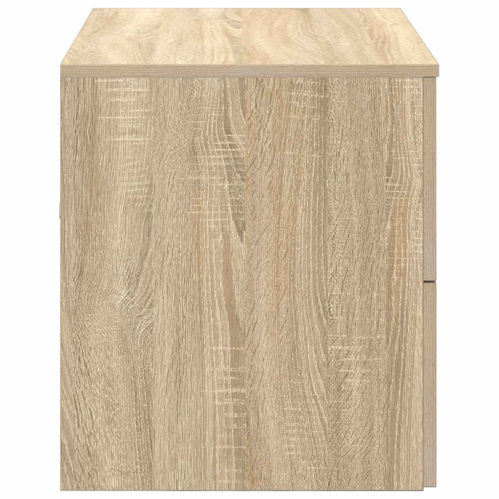 Wandaufbewahrung Badezimmer Sonoma-Eiche 62,5 x 44,5 x 50 cm
