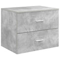 Wandaufbewahrung Badezimmer Betongrau 62,5 x 44,5 x 50 cm
