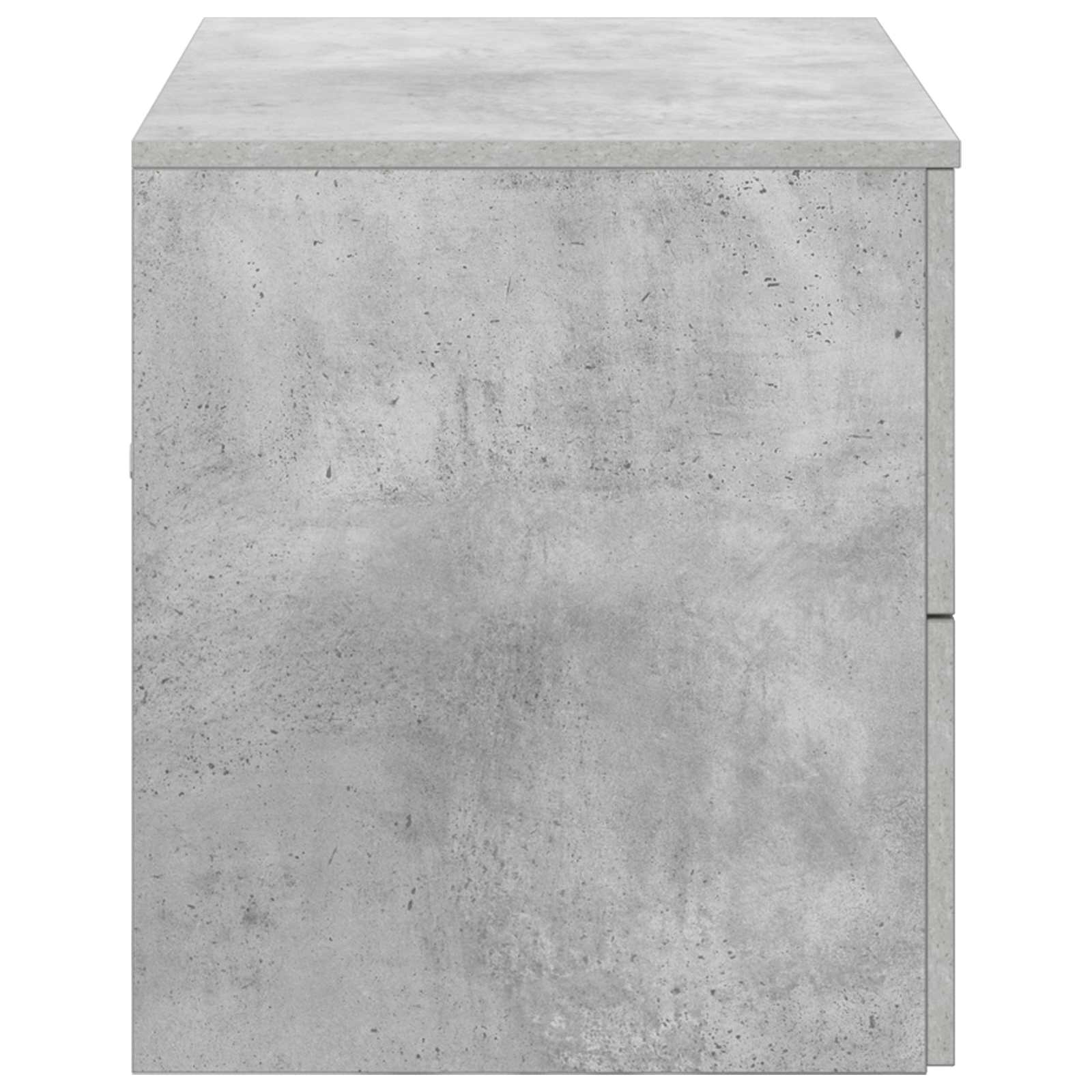 Wandaufbewahrung Badezimmer Betongrau 62,5 x 44,5 x 50 cm