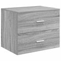 Wandaufbewahrung Badezimmer Grau Sonoma 62,5 x 44,5 x 50 cm