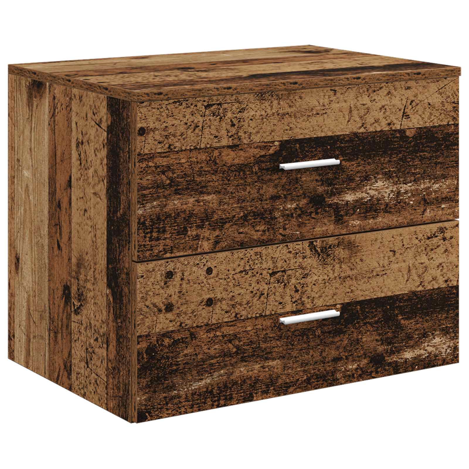 Wandaufbewahrung Badezimmer Altholz 62,5 x 44,5 x 50 cm