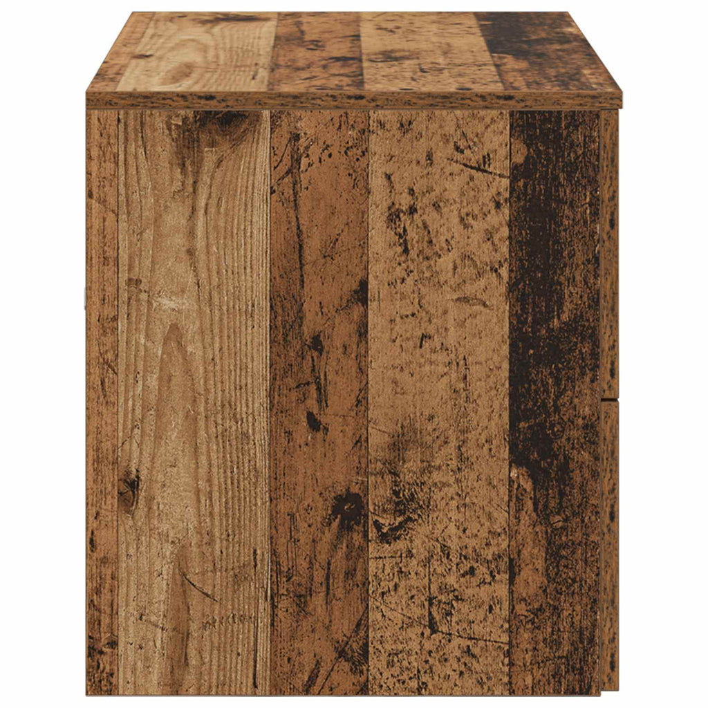 Wandaufbewahrung Badezimmer Altholz 62,5 x 44,5 x 50 cm