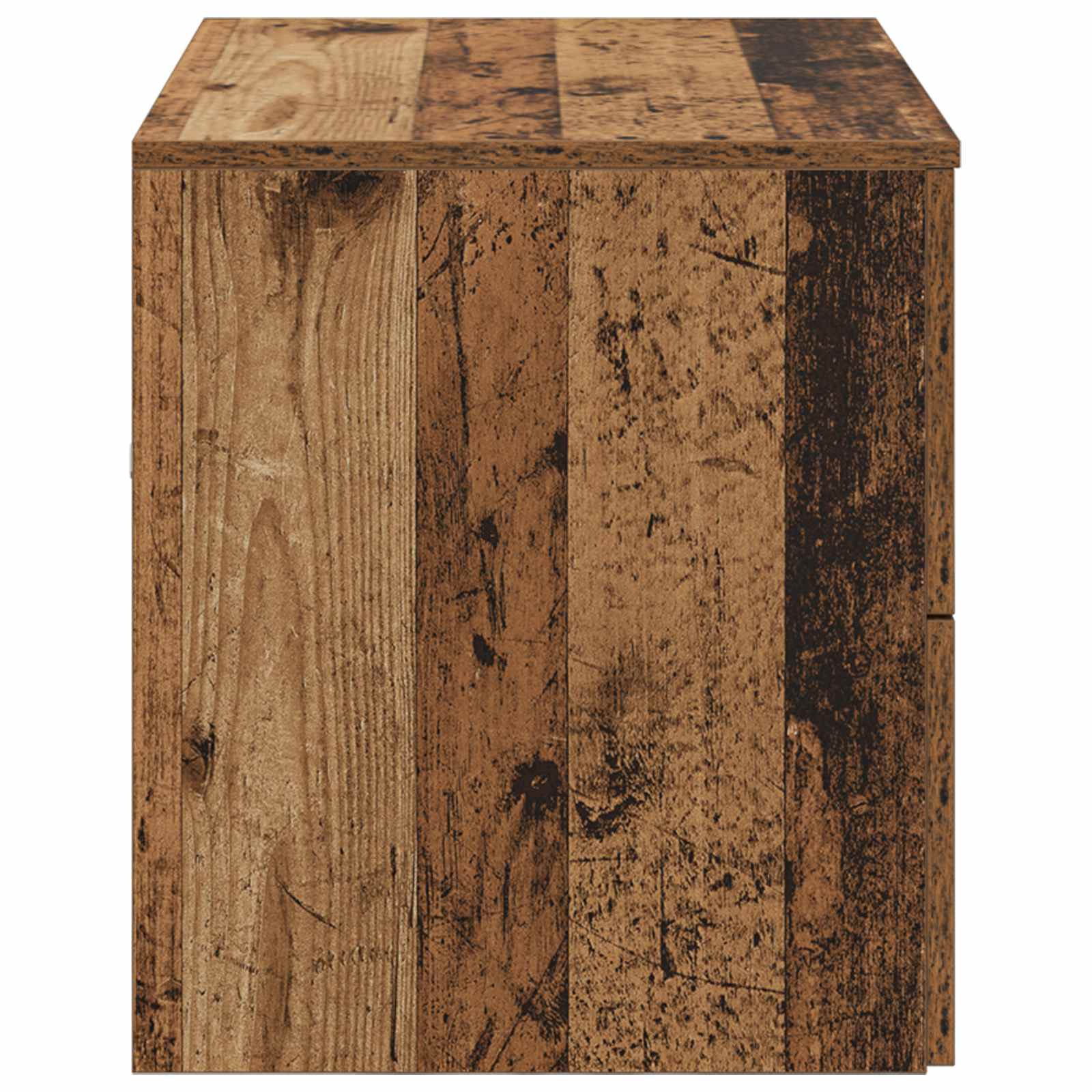 Wandaufbewahrung Badezimmer Altholz 62,5 x 44,5 x 50 cm