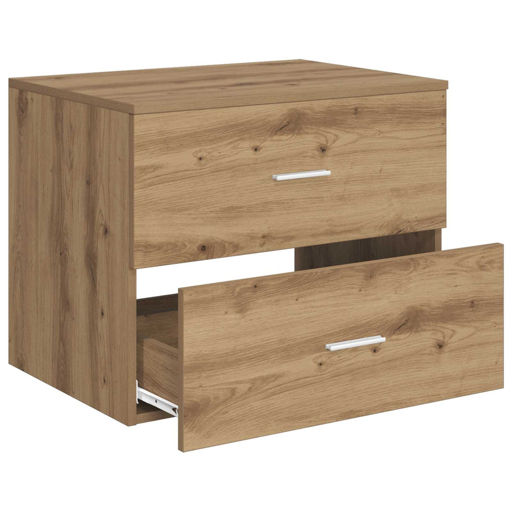 Wandaufbewahrung Badezimmer Artisan-Eiche 62,5 x 44,5 x 50 cm