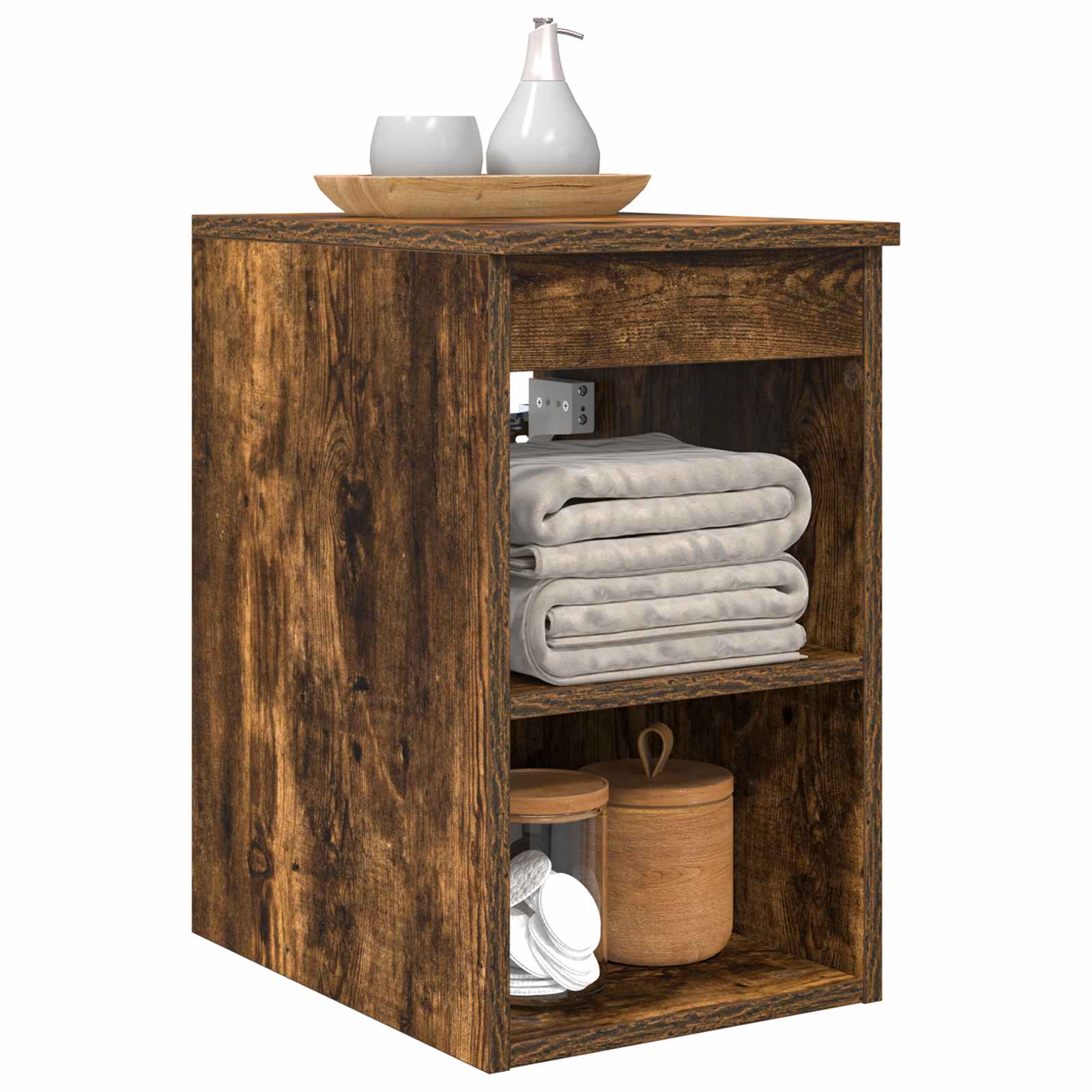 Badezimmerschrank Inzwischen Geräucherte Eiche 30 x 35 x 50 cm