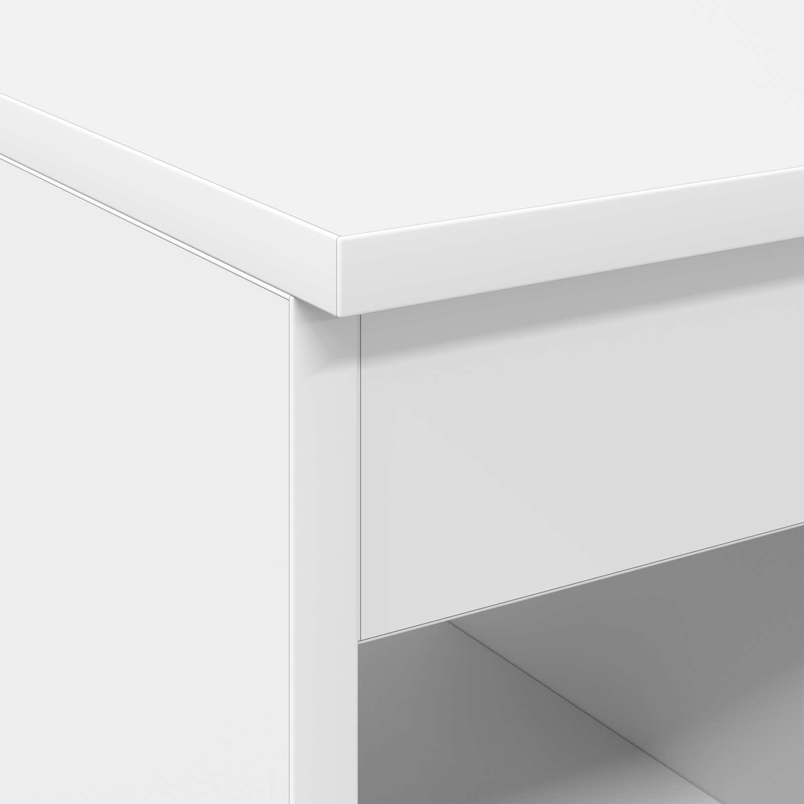 Badezimmerschrank Inzwischen Weiß 30 x 44,5 x 50 cm