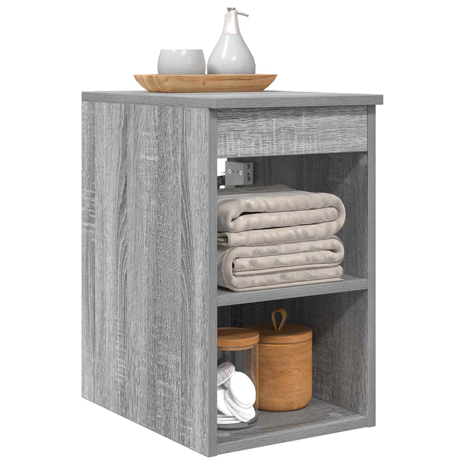 Badezimmerschrank Inzwischen Grau Sonoma 30 x 44,5 x 50 cm