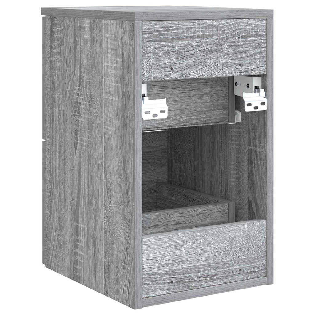 Badezimmerschrank Inzwischen Grau Sonoma 30 x 35 x 50 cm