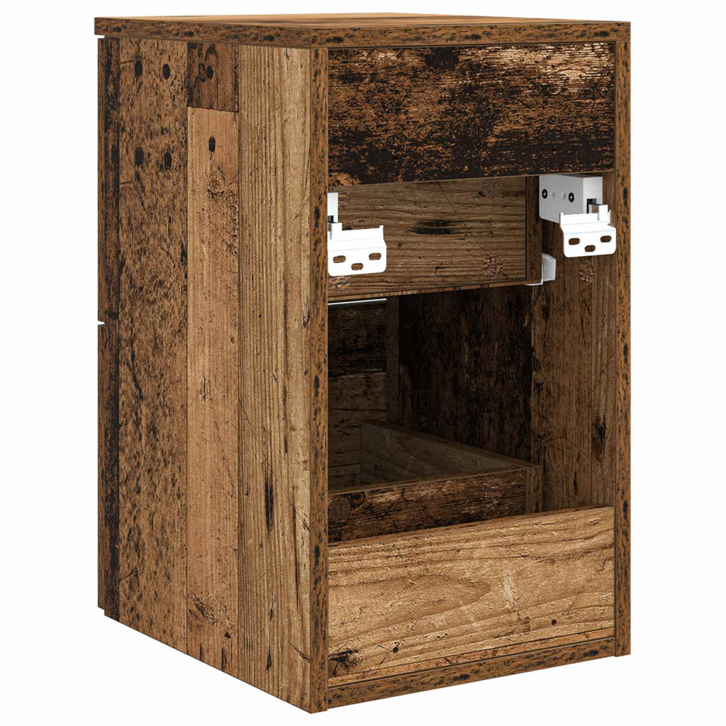 Badezimmerschrank Inzwischen Altholz 30 x 35 x 50 cm
