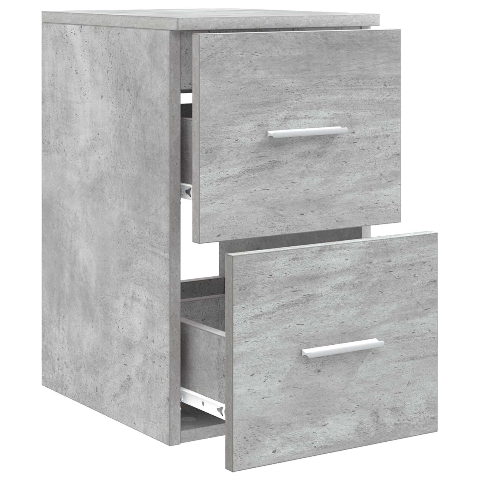 Badezimmerschrank Inzwischen Betongrau 30 x 44,5 x 50 cm