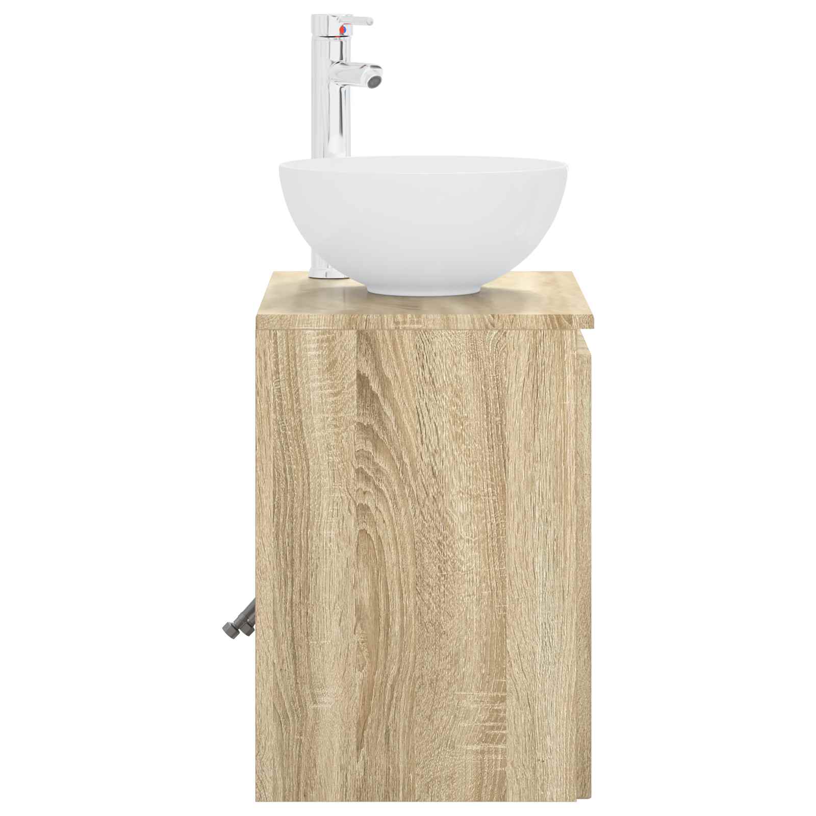 Wandmontierte Waschtisch Sonoma-Eiche 49,5 x 35 x 63 cm