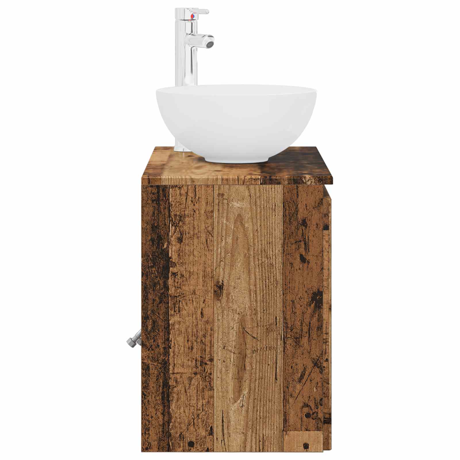 Wandmontierte Waschtisch Altholz 49,5 x 35 x 63 cm