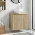 Wandmontierte Waschtisch Sonoma-Eiche 49,5 x 41 x 64,5 cm