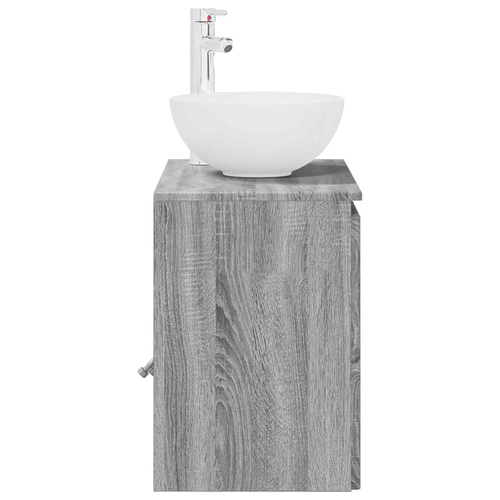 Wandmontierte Waschtisch Grau Sonoma 49,5 x 41 x 64,5 cm