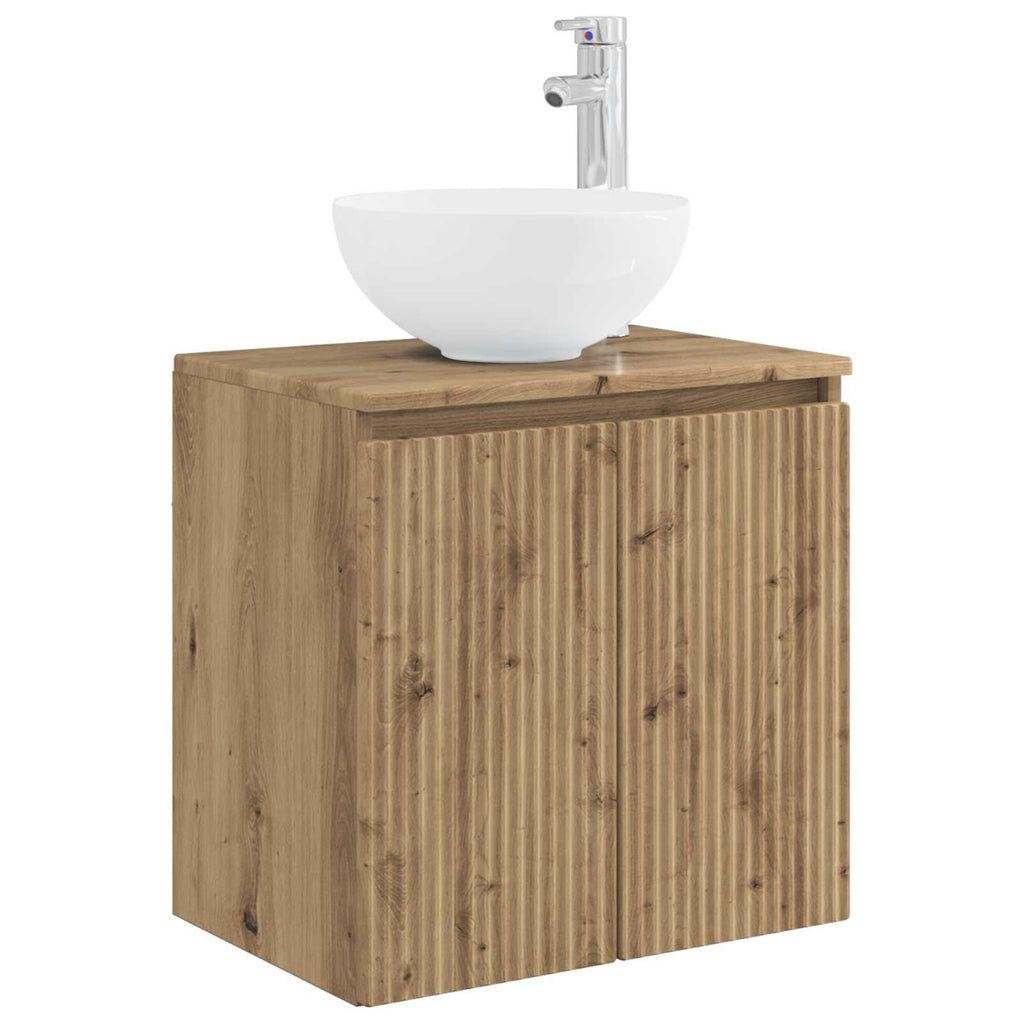 Wandmontierte Waschtisch Artisan-Eiche 49,5 x 41 x 64,5 cm