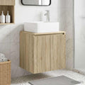 Wandmontierte Waschtisch Sonoma-Eiche 49,5 x 41 x 63 cm