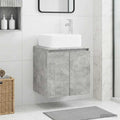 Wandmontierte Waschtisch Betongrau 49,5 x 41 x 63 cm