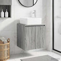 Wandmontierte Waschtisch Grau Sonoma 49,5 x 41 x 63 cm