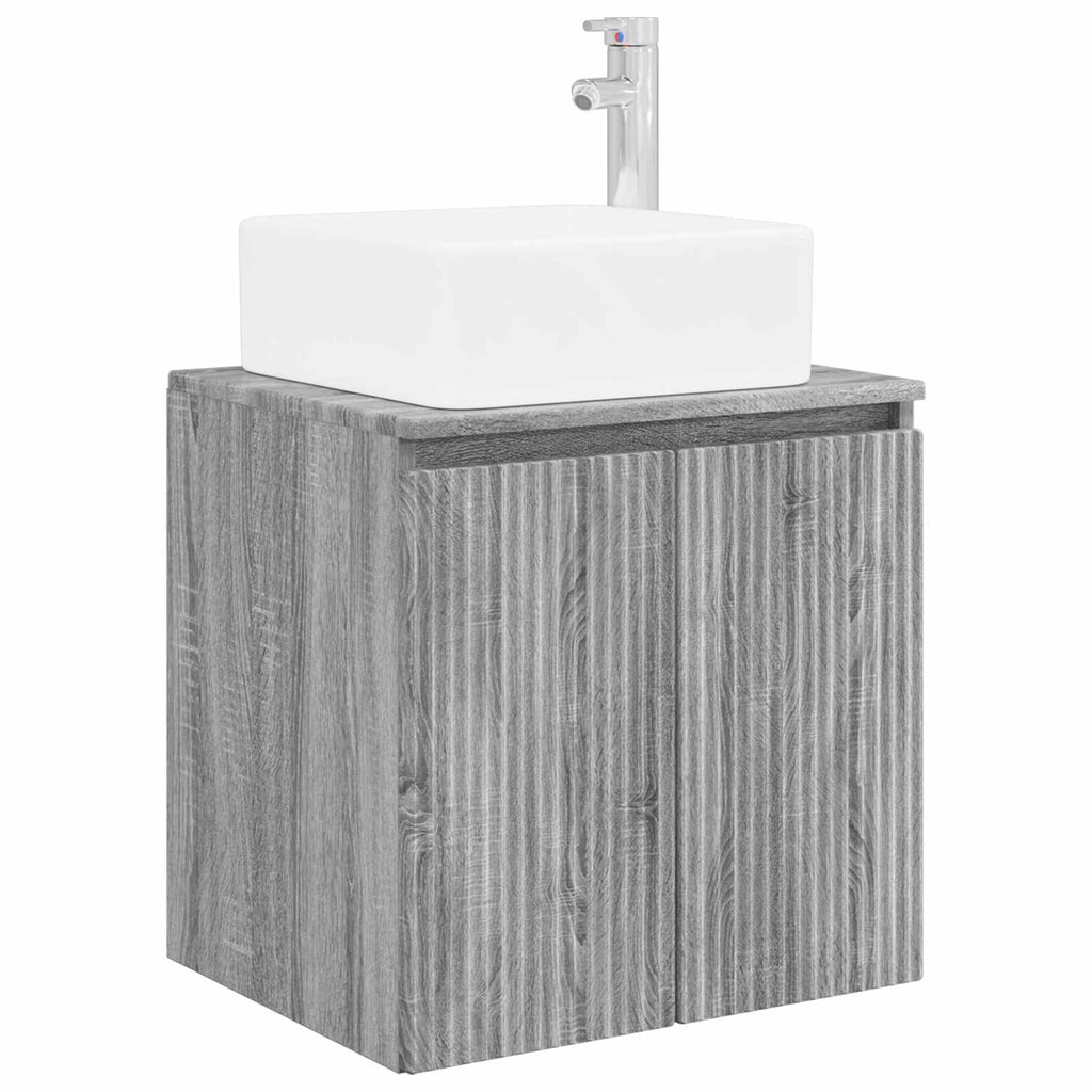 Wandmontierte Waschtisch Grau Sonoma 49,5 x 41 x 63 cm